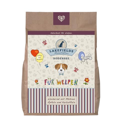 Lakefields Hochwertiges Premium Welpen Hundefutter Rind (2,5kg) von Lakefields Welpenfutter