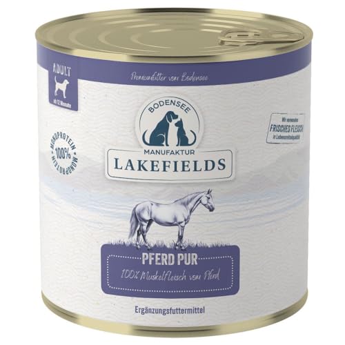 LAKEFIELDS MANUFAKTUR Ergänzungsfutter Pferd PUR für Hunde, Größe:12 x 800 g LAKEFIELDS MANUFAKTUR Ergänzungsfutter Pferd PUR für Hunde, Größe:12 x 800 g von Lakefields