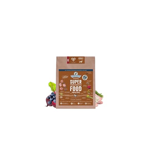 Lakefields - Superfood für Hunde - Premium Hundefutter trocken, Huhn 61%, getreidefreies Trockenfutter für kleine Hunde mit Hühnerfleisch & Roter Beete, von Tierärzten entwickelt, 1 x 1kg von Lakefields