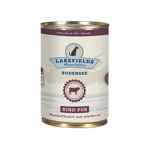 Lakefields MANUFAKTUR Ergänzungsfutter Rind PUR für Hunde, Größe:12 x 400 g Lakefields MANUFAKTUR Ergänzungsfutter Rind PUR für Hunde, Größe:12 x 400 g von Lakefields