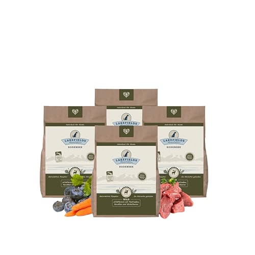 Lakefields Trockenfleisch-Menü Wild - für ausgewachsene Hunde - (4 x 2,5kg) von Lakefields