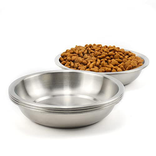 Lakerwin Katzennapf aus 18/8 Edelstahl, Schnurrbart, Anti-Müdigkeits-Napf für Katzen, Kätzchen, Welpen, Katzen, Katzen, Katzen, Welpen von Lakerwin
