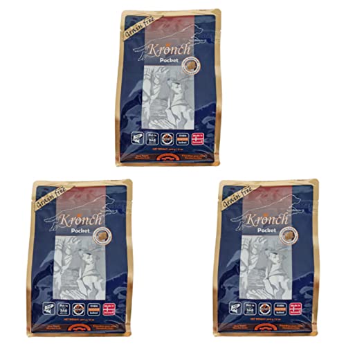 Kronch Pocket Lakse - Leckerli mit Lachs und Kartoffelmehl für Hunde - Bundle - 3 x 600 g Kronch Pocket Lakse - Leckerli mit Lachs und Kartoffelmehl für Hunde - Bundle - 3 x 600 g von Kronch