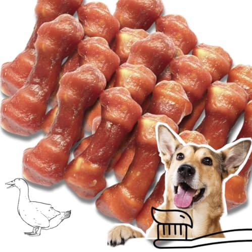 LalaZoo Dental Bone 500g Zahnreinigende Hundeknochen mit Ente Dental Kausnacks für Hunde Getreidefrei Ohne Zuckerzusatz Unterstützt Zahnpflege Kautrieb bei Welpen Kleinen und Großen Hunden LalaZoo Dental Bone 500g Zahnreinigende Hundeknochen mit Ente Dental Kausnacks für Hunde Getreidefrei Ohne Zuckerzusatz Unterstützt Zahnpflege Kautrieb bei Welpen Kleinen und Großen Hunden von Lalazoo