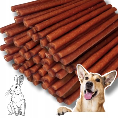 LalaZoo Hunde Snack Kaninchensticks 500g Weiche Kausnacks Hundeknabberstangen Premium Hundesnacks Getreidefrei Proteinreich Natürliche Belohnung Trainingssnacks für Hunde jeder Größe LalaZoo Hunde Snack Kaninchensticks 500g Weiche Kausnacks Hundeknabberstangen Premium Hundesnacks Getreidefrei Proteinreich Natürliche Belohnung Trainingssnacks für Hunde jeder Größe von Lalazoo