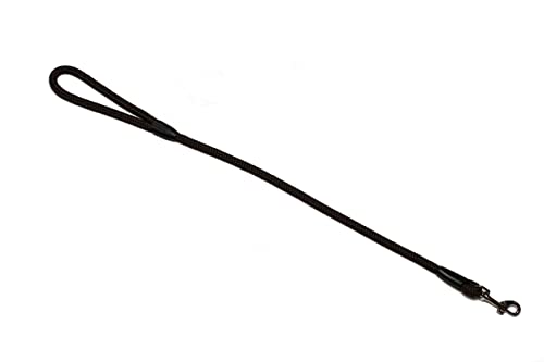 Führleine - Seilleine mit Handschlaufe Basic Ø10mm, 27 Farben, 7 Längen (0,70 m, braun) von Lallebroe