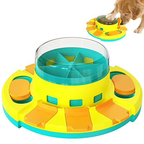 Hund Puzzle Toys - Interaktives Hundespielzeug für große, mittelgroße und kleine Hunde - Leckerli Puzzle Spielzeug Futterverteilung Spiel Geeignet für Hundegehirn geistig stimulierend (Blau) von Lalolee
