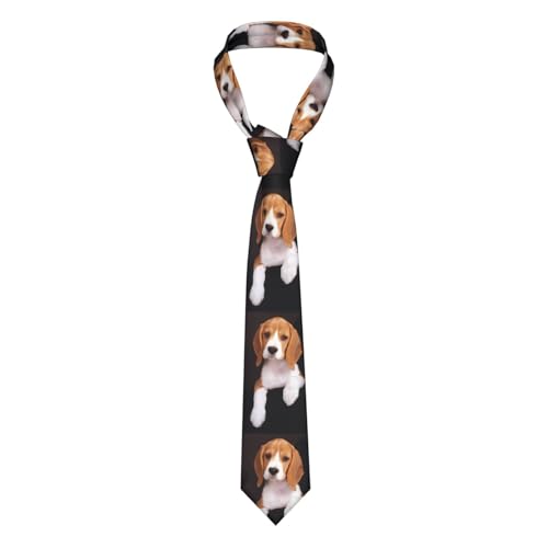 Ovely Haustier-Krawatte mit Beagle, Anti-loating Schnalle, für die tägliche Arbeit, Hochzeit, Bankett, Kleid mit Urlaub, Geburtstagsgeschenk von LamaMe