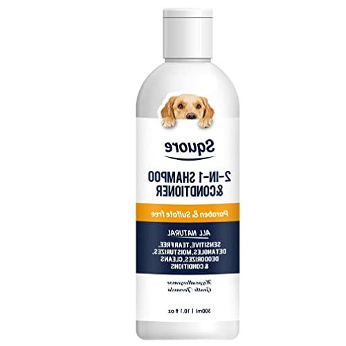 Anti-Juckreiz-Shampoo für Hunde und Katzen mit pflanzlicher Hunde-Spülung, hilft Juckreiz zu reduzieren, lang anhaltende feuchtigkeitsspendende Lotion Haustier-Shampoo Tierhautpflegeprodukt von Lamala