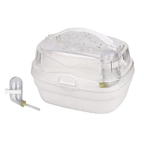 Tragetasche für Hamster, Transportkäfig, Kleintiere, tragbarer Reisekäfig mit Wasserflasche, Meerschweinchen, Transporttasche Tragetasche für Hamster, Transportkäfig, Kleintiere, tragbarer Reisekäfig mit Wasserflasche, Meerschweinchen, Transporttasche von Lamala
