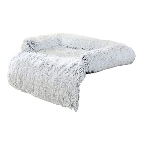 Hundebett Lange Plüsch Sofa Bett Komfort Katzen Betten Haustier Zwinger Haus Weiches Plüsch Kissen Schlafsack Pad Für Große Hunde Hundesofa Betten Für Große Hunde Hundesofa Waschbar Hundesofa Couch von Lamala