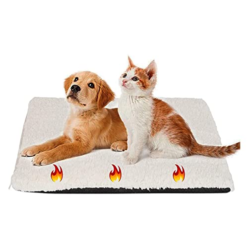 Pet Bed Dog Bed Mats Thermal Pad Self Warming Mats Cats Bed Pad Small Dog Anti-Slip Safety Fleece Mats Pregnant Dog Pads Pet Heating Pads For Dog Pet Heating Pad For Kitten Pet Heating Pads For Cats von Lamala