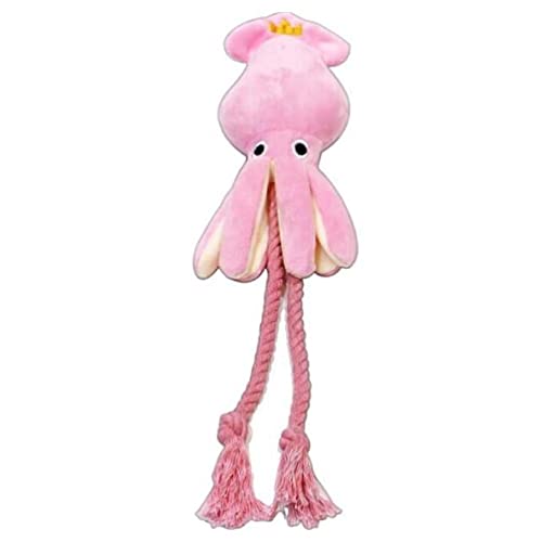 Pet Dog Squeak Toy for Small Medium Dogs Plush Octopus Toy Dogs Chewing Rope Toy Aggressive Chewers Bite Toy Puppy Gift dog plush toy for small dogs von Lamala
