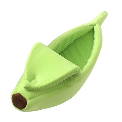 Warm Cats Cave Bed for Indoor Cats Cute Banana Shape Self-Warming Beds Calm House for Rabbit Small Breeds Dogs self warming cats beds cave tent for indoor cats warm cats bed house small von Lamala