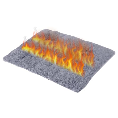 Heizbett für Katzen, Katzen, Kissen, selbstheizend, für Katzen, Hunde, Welpen, Heizmatte für Tiere, waschbar, rutschfest, weich, Plüsch, Thermodecke Heizbett für Katzen, Katzen, Kissen, selbstheizend, für Katzen, Hunde, Welpen, Heizmatte für Tiere, waschbar, rutschfest, weich, Plüsch, Thermodecke von Lambo