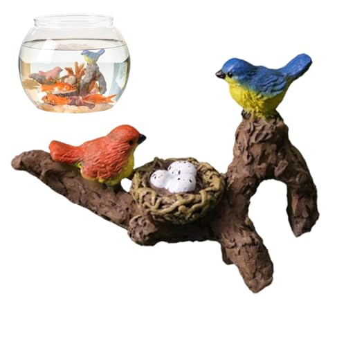 Lambo Blumentopf-Huggers für Figuren, Blumentopf-Hugger – Landschaftsgestaltungsstatuen im Blumentopf – Vogel und Gartennest, Ornamente für den Außenbereich, Topfvase, bunte Vögel in Lambo Blumentopf-Huggers für Figuren, Blumentopf-Hugger – Landschaftsgestaltungsstatuen im Blumentopf – Vogel und Gartennest, Ornamente für den Außenbereich, Topfvase, bunte Vögel in von Lambo