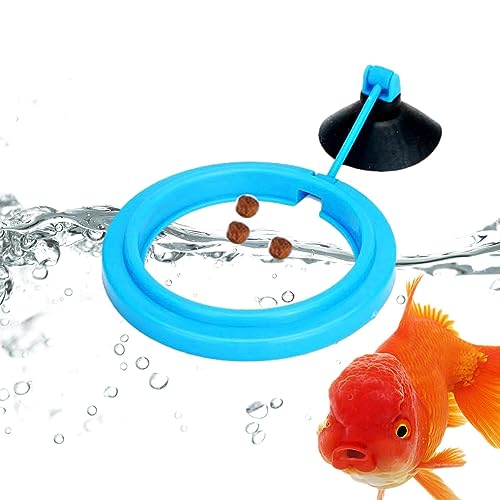 Lambo Futterring für Fische – schwimmender Kreis – schwimmender Futterring für Fische mit automatischem Design ohne Verschmutzung für Aquarien von Lambo