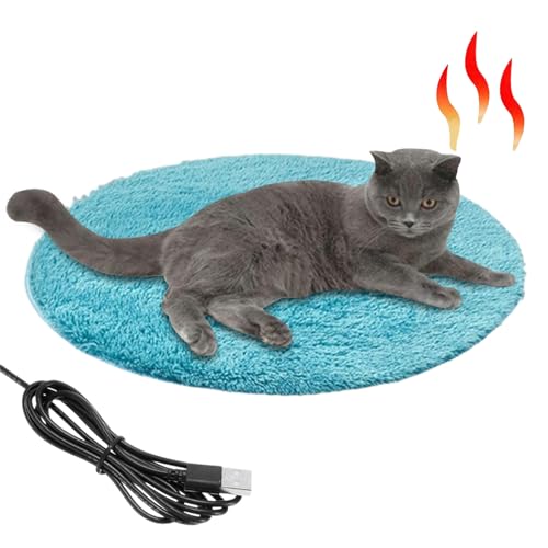 Lambo Heizkissen für Katzen – elektrisches Heizkissen 15,7 Zoll – Anti-Bisskabel, automatische Temperaturregelung, wasserdichte Schicht, rutschfest, Heizkissen Lambo Heizkissen für Katzen – elektrisches Heizkissen 15,7 Zoll – Anti-Bisskabel, automatische Temperaturregelung, wasserdichte Schicht, rutschfest, Heizkissen von Lambo