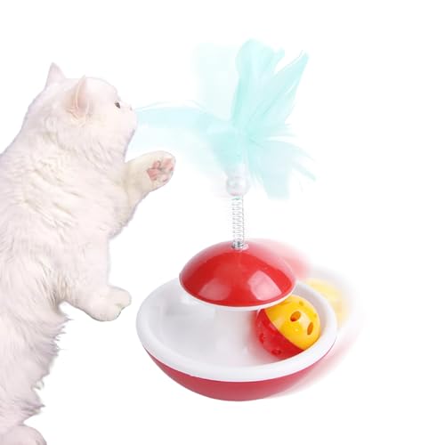 Lambo Interaktives Katzenspielzeug, Interaktives Katzenspielzeug mit Federn | Katzenspielzeug für Hauskatzen, Katzenjagdspielzeug - Kauspielzeug für Kätzchen, Katzenspielzeug, interaktives von Lambo