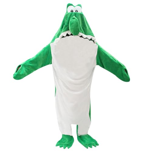 Lambo Kapuzen-Sweatshirt, Dinosaurier-Decke, Sweatshirt, Halloween-Decke – Schlafsack aus Flanell, weich und bequem, für Tiere, tragbare Decke Lambo Kapuzen-Sweatshirt, Dinosaurier-Decke, Sweatshirt, Halloween-Decke – Schlafsack aus Flanell, weich und bequem, für Tiere, tragbare Decke von Lambo
