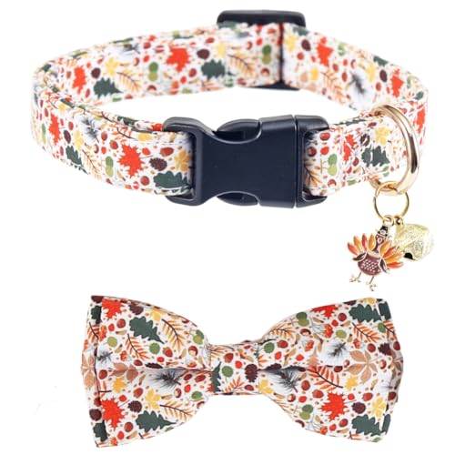 Hundehalsband mit Fliege und Glöckchen, verstellbar, für Hunde, Türkei, Größe S Hundehalsband mit Fliege und Glöckchen, verstellbar, für Hunde, Türkei, Größe S von Lamphyface