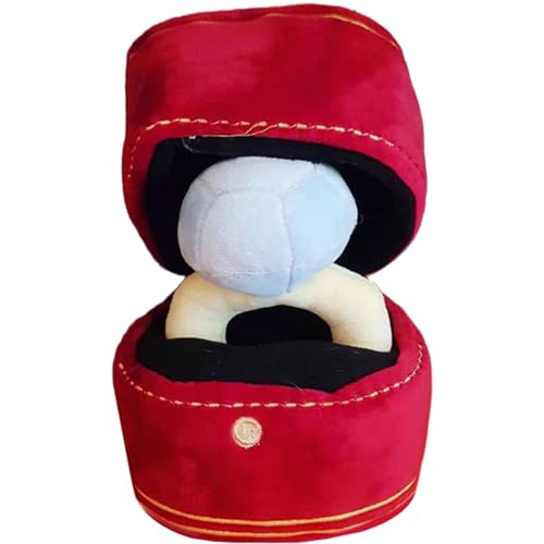 1Set Dog Birthday Toy Spielzeug, Hundequietschende Spielzeug mit Ring & Box Lustiges Chew Dog Engagement Toys 7.1x4.7x3.9 Zoll Hund Geburtstag Spielzeug wiederverwendbares Ringhundspielzeug Spielzeug 1Set Dog Birthday Toy Spielzeug, Hundequietschende Spielzeug mit Ring & Box Lustiges Chew Dog Engagement Toys 7.1x4.7x3.9 Zoll Hund Geburtstag Spielzeug wiederverwendbares Ringhundspielzeug Spielzeug von Lamppdcor