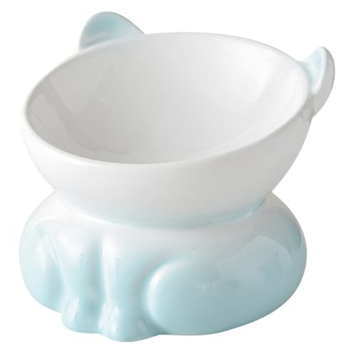 Geneigte Katzenfutterschalen, erhöhte Katzenschalen, 150 ml Keramik geneigte Katzenfutterschalen, Anti -Erbrechen -Katzeschale, flitzerfreundliche Katzenschale mit Nicht -Slip -Basis für trockene NAS Geneigte Katzenfutterschalen, erhöhte Katzenschalen, 150 ml Keramik geneigte Katzenfutterschalen, Anti -Erbrechen -Katzeschale, flitzerfreundliche Katzenschale mit Nicht -Slip -Basis für trockene NAS von Lamppdcor