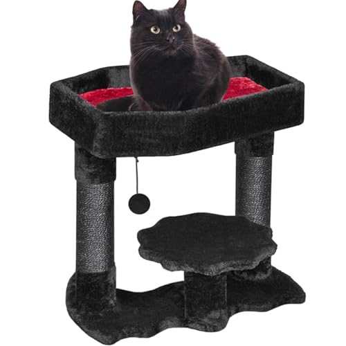 Goth Cat Tree Gothic Cat Tree mit Sargkatze Bett Halloween Schwarzer Katzenbaumturm mit Sisal -Kratzern und Spinnenspielzeugkatze 20 in hohen Türmen mit weichem Katzenbett Halloween Haustiermöbel Goth Cat Tree Gothic Cat Tree mit Sargkatze Bett Halloween Schwarzer Katzenbaumturm mit Sisal -Kratzern und Spinnenspielzeugkatze 20 in hohen Türmen mit weichem Katzenbett Halloween Haustiermöbel von Lamppdcor