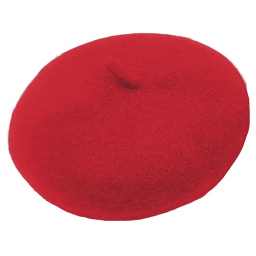 Hunde Baskenmütze, verstellbare warme Wolle Katze Baskenmütze, weicher atmungsaktives, bequemer Hundehut für tägliche Verschleiß, Foto -Requisiten, Hochzeiten, Geburtstagsfeiern, rot Hunde Baskenmütze, verstellbare warme Wolle Katze Baskenmütze, weicher atmungsaktives, bequemer Hundehut für tägliche Verschleiß, Foto -Requisiten, Hochzeiten, Geburtstagsfeiern, rot von Lamppdcor