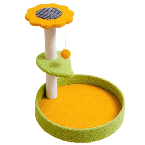 Lamppdcor Katze Kratzer nach 17 im Katzenbaumturm mit Kratzerpfosten und pelziger Spielzeugkugel weiche Kratzfeste-resistente Samtkatzebett mit Stabiler Basis für kleine Katzenkätzchen Lamppdcor Katze Kratzer nach 17 im Katzenbaumturm mit Kratzerpfosten und pelziger Spielzeugkugel weiche Kratzfeste-resistente Samtkatzebett mit Stabiler Basis für kleine Katzenkätzchen von Lamppdcor