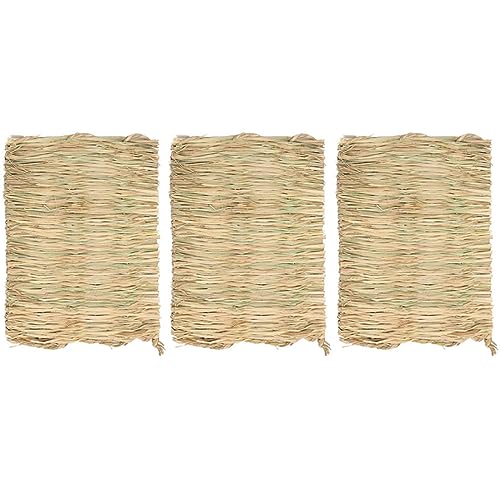 Lamppdcor Kleine tierische Grasmatte Kaninchen gewebtes Bett Matte Hasen Bettwäsche Nest Hamster Kaut Spielzeug 3pcs Lamppdcor Kleine tierische Grasmatte Kaninchen gewebtes Bett Matte Hasen Bettwäsche Nest Hamster Kaut Spielzeug 3pcs von Lamppdcor