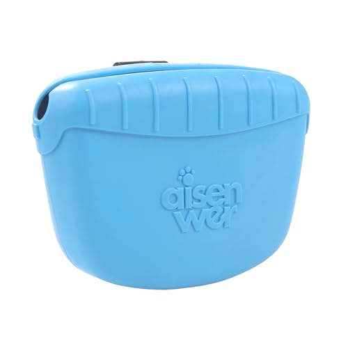 Lancardo Leckerli-Tasche für Hunde Kleine Trainingstasche Tragbare Leckerli Tasche für Hunde Großes tragbares Futtertasche Snacktasche für Haustiere Tierbedarf für den Außenbereich blau von Lancardo