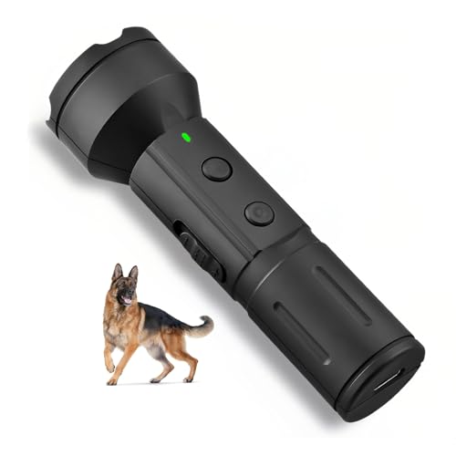 Lancoon Ultraschall Anti Bellen Gerät mit Flashlight Mode 3 Einstellbare Frequenzen Hund Repeller Verhaltenstraining für Kleine Mittlere Große Hunde Indoor Outdoor von Lancoon