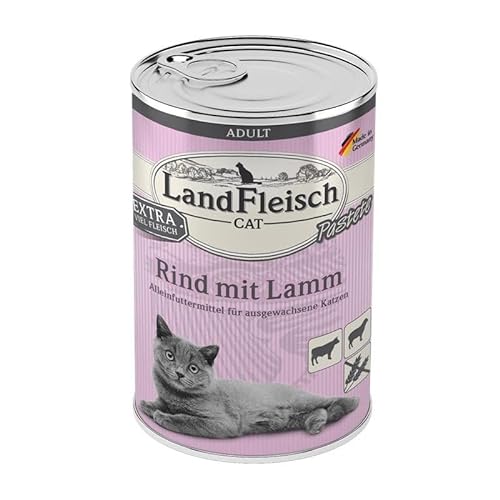 Landfleisch LaFl. Cat Past Rind+Lamm 400gD von LandFleisch