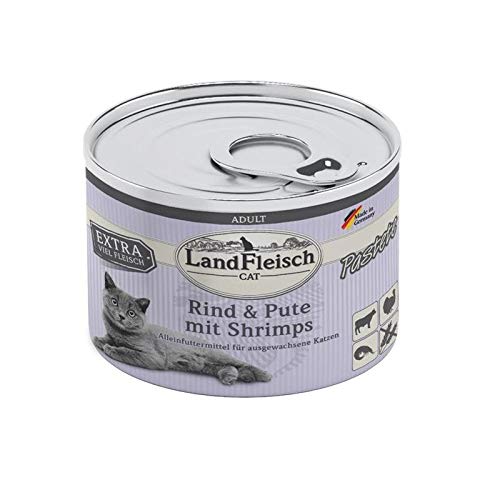 Landfleisch LaFl. Cat Past Rind+Shrimp400gD von LandFleisch