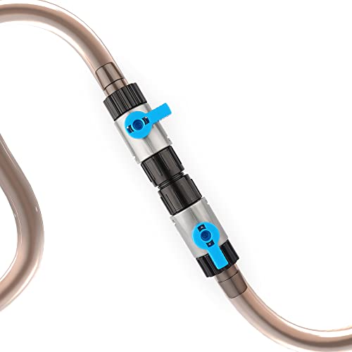 LANDEN Double Tab Connector for Aquarium, Canister Filter Hose Connector, Fish Tank Water Flow Control, Quick Release Valve-16/16 LANDEN Double Tab Connector for Aquarium, Canister Filter Hose Connector, Fish Tank Water Flow Control, Quick Release Valve-16/16 von Landen
