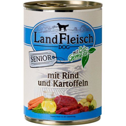 LandFleisch | Senior Rind und Kartoffeln | 12 x 400 g von Landfleisch