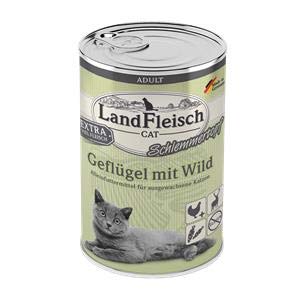 Landfleisch Cat Adult Schlemmertopf Geflügel & Wild 400 g - Sie erhalten 6 Packung/en; Packungsinhalt 400 g von Landfleisch
