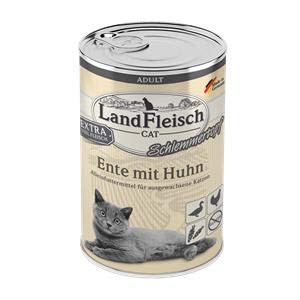 Landfleisch Cat Adult Schlemmertopf mit Ente & Huhn 400 g - Sie erhalten 6 Packung/en; Packungsinhalt 400 g von Landfleisch