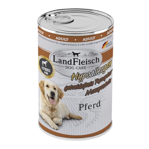 Landfleisch Dog Care Hypoallergen Pferd | 6X 400g von Landfleisch