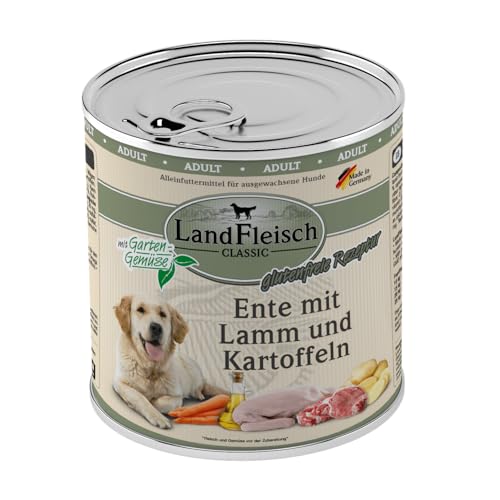 Landfleisch Dog Ente mit Lamm & Kartoffeln | 6X 800g von Landfleisch