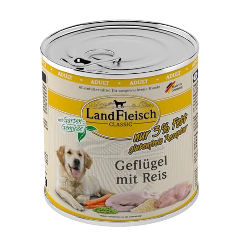 Landfleisch Geflügel mit Reis & Gartengemüse | 6X 800g Landfleisch Geflügel mit Reis & Gartengemüse | 6X 800g von Landfleisch
