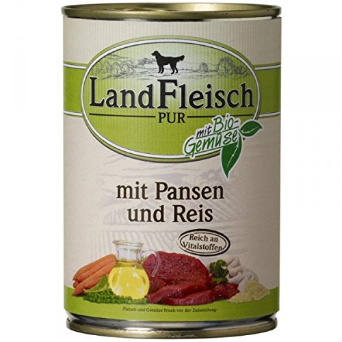 Landfleisch Pur 400g Pansen & Reis von Landfleisch