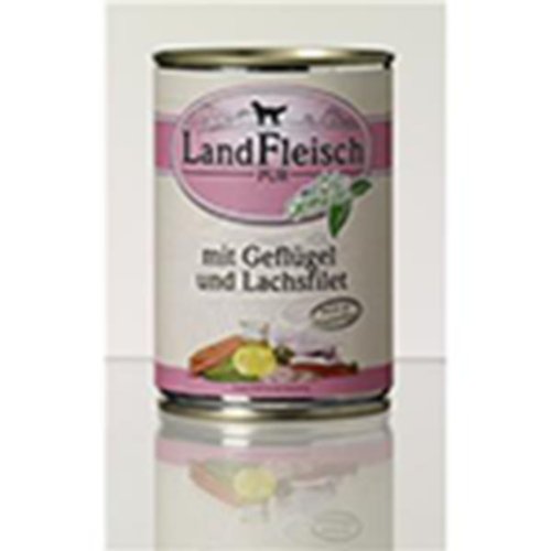 Landfleisch Pur Geflügel Lachsfilet | 12x 400g Landfleisch Pur Geflügel Lachsfilet | 12x 400g von Landfleisch