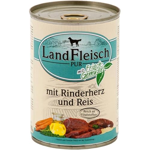 Landfleisch Rinderherz & Reis, Größe:6X 800 g von Landfleisch