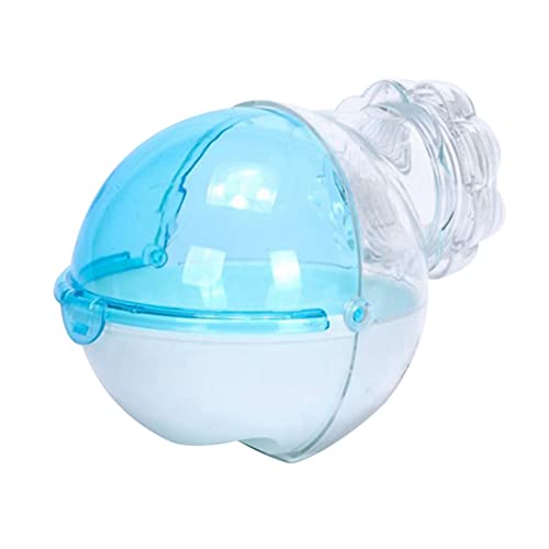Lanlousy Badezimmer Kunststoff Haustier Sandbad BehäLter Sandkasten Saunaraum Toilette Badewanne KäFig Externes Badezimmer(Blau) von Lanlousy