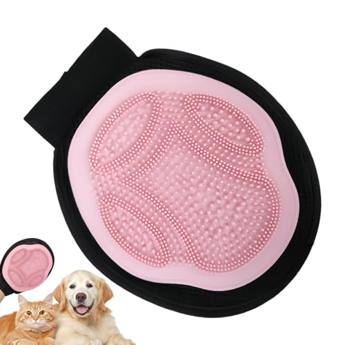 Hundebadebürste Hundepflegebürste, Katzenbürsten für sanftes Haaren, Haustier Shampoo Badebürste, Waschhandschuhe für Hunde mit langem & kurzem Haar, Katzen Hundebadebürste Hundepflegebürste, Katzenbürsten für sanftes Haaren, Haustier Shampoo Badebürste, Waschhandschuhe für Hunde mit langem & kurzem Haar, Katzen von Lanmijia