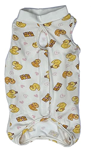 Duck Pet Cat Recovery Suit Shirt, Halsband-Alternative für Katzen, Größe L von Lanyarco