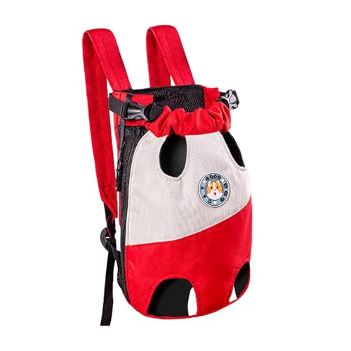 Pet Legs Out Carrier Rucksack, Hund Katze Front Rucksack Belüftet Mesh Reiserucksack mit Sicherheitsgurt für Reisen Wandern Radfahren Outdoor Kleine Mittlere Welpen Große Katze Tragetasche Blau Pet Legs Out Carrier Rucksack, Hund Katze Front Rucksack Belüftet Mesh Reiserucksack mit Sicherheitsgurt für Reisen Wandern Radfahren Outdoor Kleine Mittlere Welpen Große Katze Tragetasche Blau von Lanyihome
