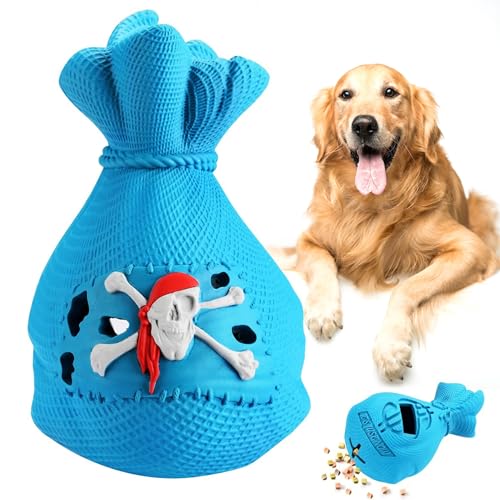 LapDog Beutetasche Interaktives Hundespielzeug, lustiges Puzzle-Spielzeug für mittelgroße bis extra große Hunde, Kauspielzeug für Zahnen, Training, Hundeanreicherungsspielzeug, groß von LapDog